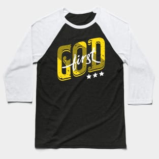 God First Baseball T-Shirt